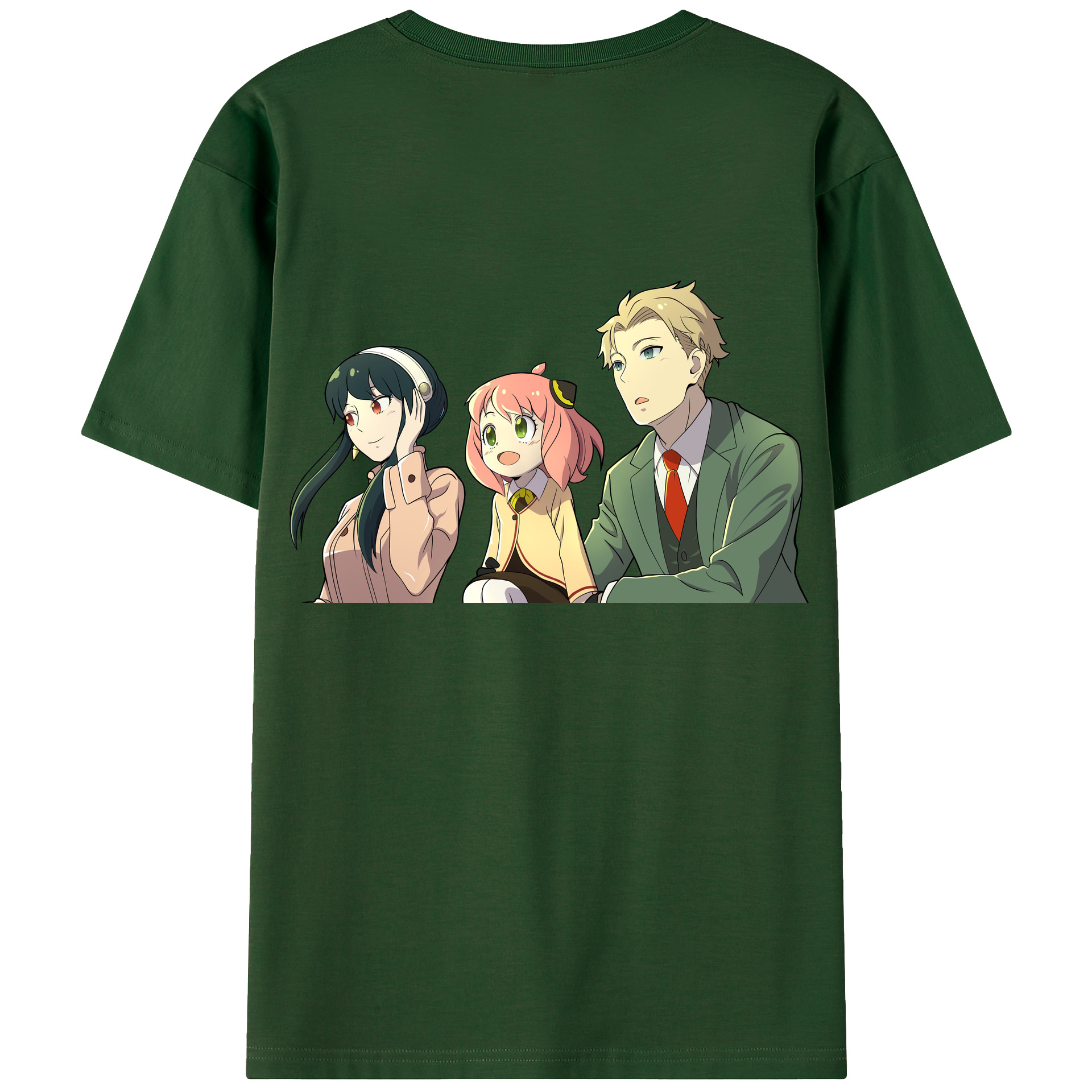 （画像用） SPY×FAMILY间谍家家酒 綿100％半袖Tシャツ（背面プリント）